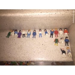 PLAYMOBIL. 17 MINICLIKS. B FAMOBIL. GEOBRA ALEMAN-ESPAÑOL.