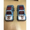 2 COCHES POLICE DE CHAPA. ANTIGUOS.