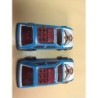 2 COCHES POLICE DE CHAPA. ANTIGUOS.