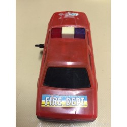 COCHE FIRE DEPT. A CUERDA. MADE IN CHINA. ANTIGUO.