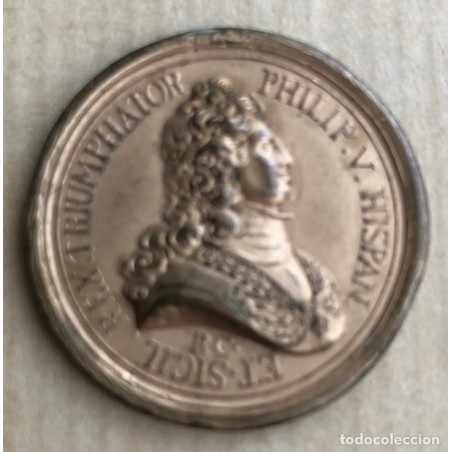 2ª CENTENARIO BOMBARDERO BRIHUEGA Y BATALLA DE VILLAVICIOSA. MEDALLA. AÑO 1910.