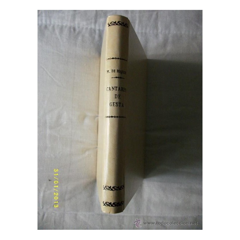 CANTARES DE GESTA AÑO 1950