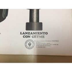 ESTADO MAYOR DEL EJERCITO. DIRECCION DE ENSEÑANZA.39 LAMINAS. AÑOS 1976-1982.