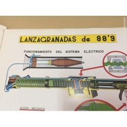 ESTADO MAYOR DEL EJERCITO. DIRECCION DE ENSEÑANZA.39 LAMINAS. AÑOS 1976-1982.