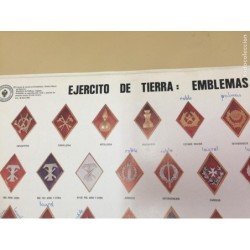 ESTADO MAYOR DEL EJERCITO. DIRECCION DE ENSEÑANZA.39 LAMINAS. AÑOS 1976-1982.