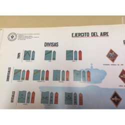 ESTADO MAYOR DEL EJERCITO. DIRECCION DE ENSEÑANZA.39 LAMINAS. AÑOS 1976-1982.