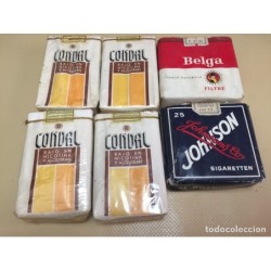 TABACO. 6 PAQUETES DE TABACO ANTIGUOS.