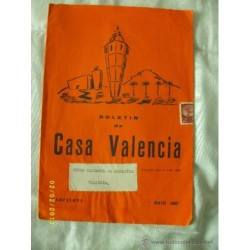 BOLETIN DE CASA VALENCIA MAYO 1967