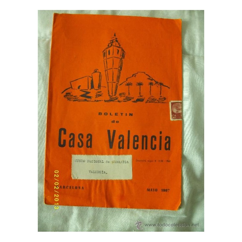 BOLETIN DE CASA VALENCIA MAYO 1967 BOLETIN DE CASA VALENCIA MAYO 1967
