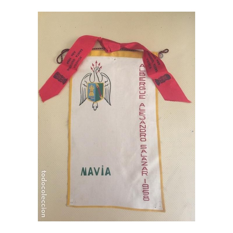 BANDERIN NAVIA. ASTURIAS. AÑO 1958.