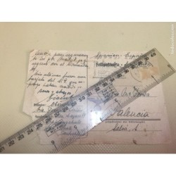 2ª GUERRA MUNDIAL. CORRESPONDENCIA NAZI. TARJETA POSTAL. AÑO 1942.