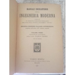 HUTE. INGENIERIA MODERNA MANUAL ENCICLOPEDICO. 2 EDICION. EDICION EN ITALIANO. 6 VOLUMENES. 1926.