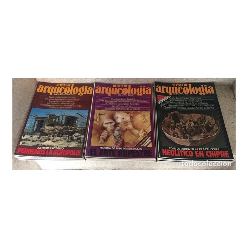 REVISTA DE ARQUEOLOGÍA. 23 NÚMEROS. DESDE NUMERO 1. REVISTA DE ARQUEOLOGÍA. 23 NÚMEROS. DESDE NUMERO 1.