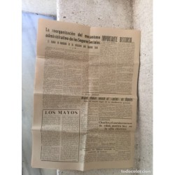 CUENCA. OFENSIVA. DIARIO DE LA MAÑANA DE F. E. T. Y DE LA J. O. N. S.-N°2499-AÑO 1959.