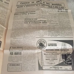 CUENCA. OFENSIVA. DIARIO DE LA MAÑANA DE F. E. T. Y DE LA J. O. N. S.-N°2499-AÑO 1959.