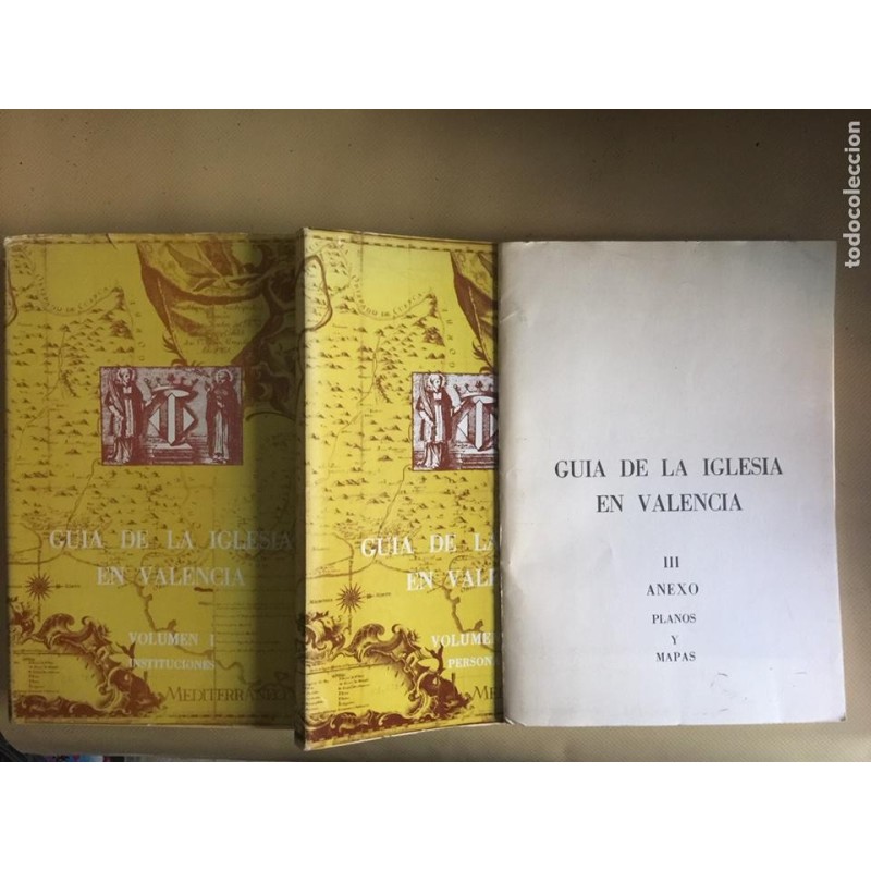 GUIA DE LA IGLESIA EN VALENCIA. VOLUMEN I-II-III. AÑO 1975. GUIA DE LA IGLESIA EN VALENCIA. VOLUMEN I-II-III. AÑO 1975.