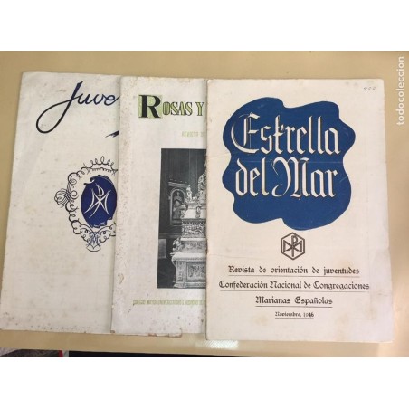 3 REVISTAS JUVENTUDES. AÑOS 40.