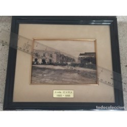 FORD BARCELONA. AVENIDA ICARIA. FOTOGRAFIA ORIGINAL ENMARCADA. 1923-1988.