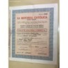 LA EDITORIAL CATOLICA. EMISION B DE 1957 Y 1964 .ACCIONES ORDINARIAS DE 500 PESETAS. 2 HOJAS.