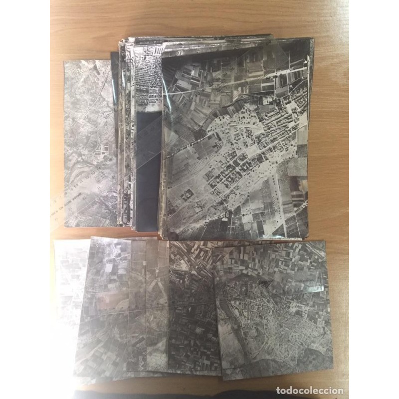 REPORTAJE FOTOGRÁFICO DE VALENCIA CAPITAL Y PUEBLOS. 80 FOTOGRAFÍAS ANTIGUAS AEREAS C. E. T. F. A.