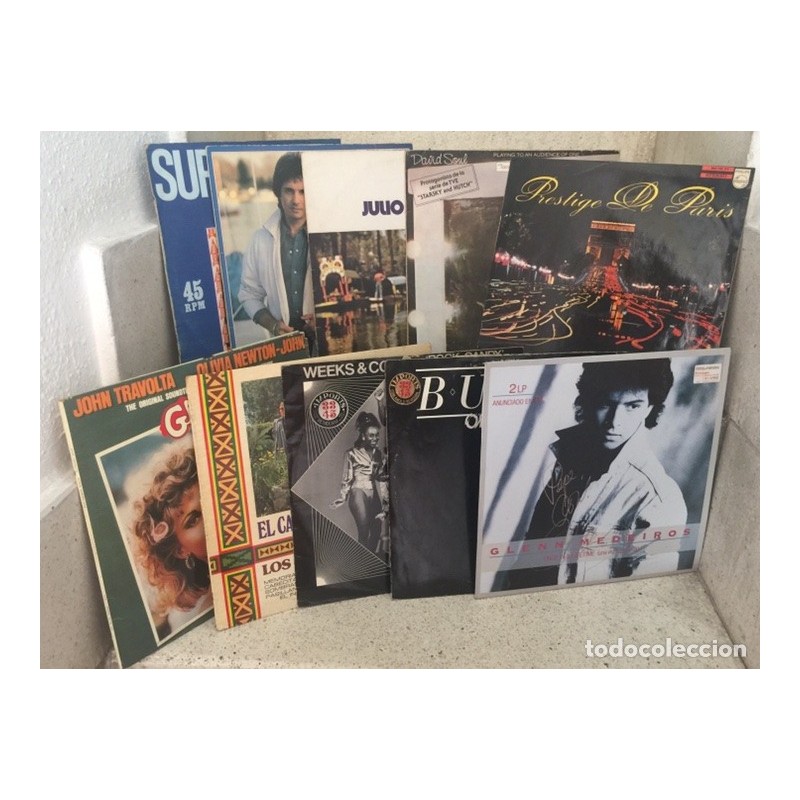 10 DISCOS DE VINILOS.