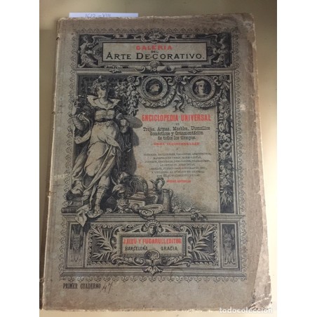 GALERIA DEL ARTE DECORATIVO, JAIME SEIX EDITOR. TOMO I-II.