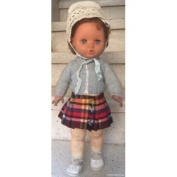 MUÑECA NOVO GAMA 12 VIRGINIA. ARTICULADA. CUERPO PLASTICO BLANCO.CABEZA Y BRAZOS GOMA. OJOS MOVILES.