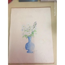 ACUARELA ORIGINAL. FIRMADA DOLORES.