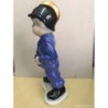 VALENCIA. CUERPO DE BOMBEROS. FIGURA DE CERAMICA TENGRA. CONMEMORATIVA.