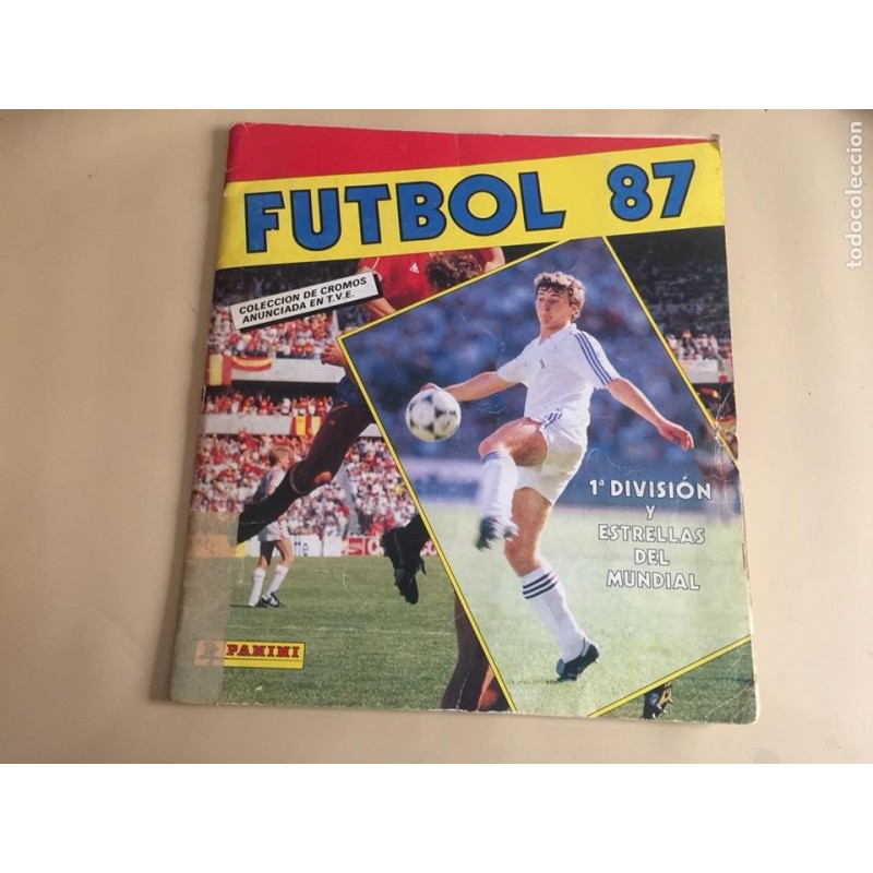 FUTBOL 87. PANINI. 1ªDIVISION Y ESTRELLAS DEL MUNDIAL. COMPLETO.