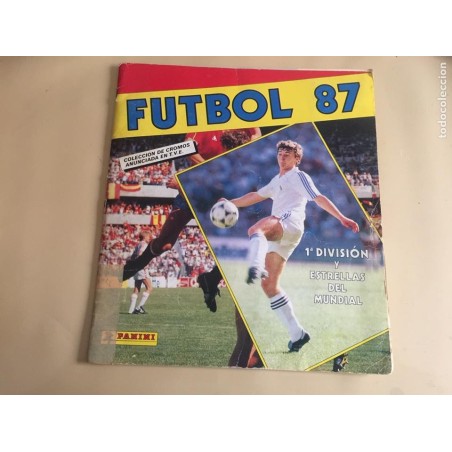 FUTBOL 87. PANINI. 1ªDIVISION Y ESTRELLAS DEL MUNDIAL. COMPLETO.