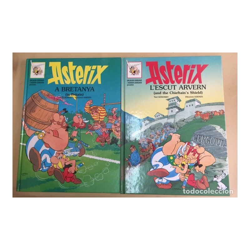 ASTERIX. EN CATALAN E INGLES. NUMEROS 3-4-5-11-12. AÑO 1996.