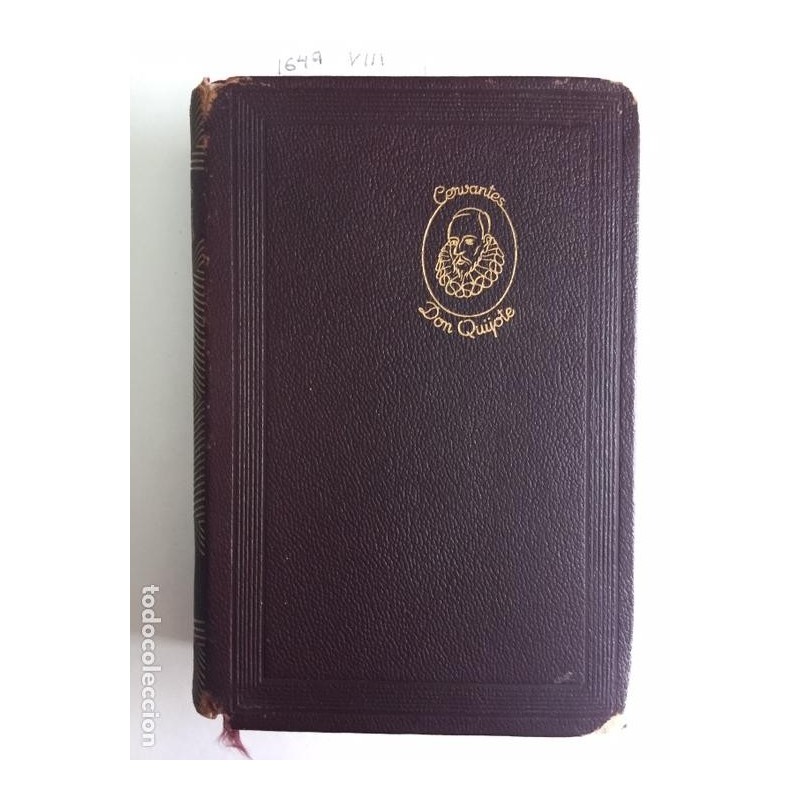 DON QUIJOTE DE LA MANCHA. UNDÉCIMA EDICIÓN-ED. AGUILAR. AÑO 1966.