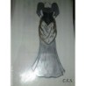 VESTIDOS DE MUJER.DISEÑO EN BOCETOS.200 MODELOS APROX.ANTIGUOS.