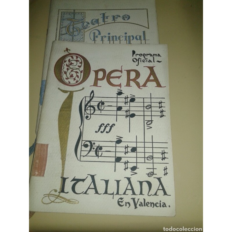 VALENCIA.TRES PROGRAMAS OFICIALES TEATRO PRINCIPAL Y TEATRO APOLO.1942-1943