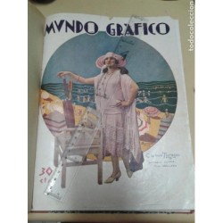 MUNDO GRAFICO-ENCUADERNADAS-20 REVISTAS-.AÑOS 1925 Y 1926.