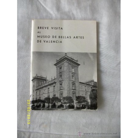 BREVE VISITA AL MUSEO DE BELLAS ARTES DE VALENCIA