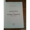 ANTOLOGIA DE POEMES PREMIATS.JOAN VALLS JORDA. ALCOI.AÑO 1970