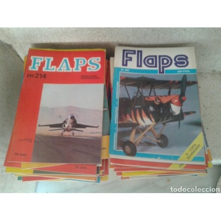 AERONAUTICA-ASTRONAUTICA-AEROMODELISMO-FLAPS-81 REVISTAS-82 NUMEROS.