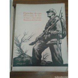 EJERCITO.REVISTA ILUSTRADA DE LAS ARMAS Y SERVICIO. MINISTERIO DEL EJERCITO.19 REVISTAS.1953-1983.