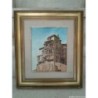 ANTONIO MAYA CORTES. CASAS COLGADAS. CUENCA. OLEO SOBRE LIENZO.