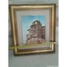ANTONIO MAYA CORTES. CASAS COLGADAS. CUENCA. OLEO SOBRE LIENZO.