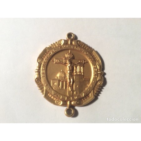 HERMANDAD SANTÍSIMO CRISTO DEL GRAO-MEDALLA-VALENCIA-AÑOS 50.