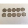 NUMISMATICA. 10 MONEDAS DE FRANCISCO FRANCO.50 PESETAS. AÑO 1957
