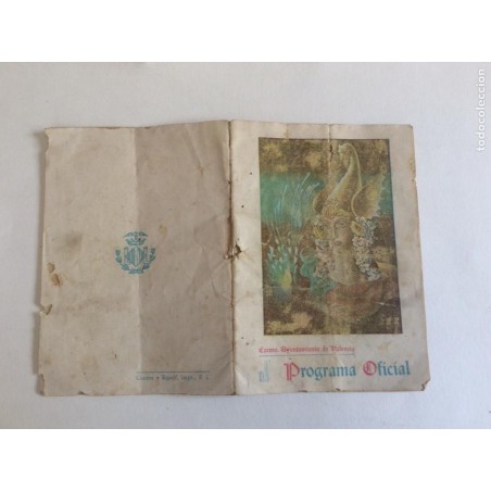VALENCIA. GRAN FERIA . PROGRAMA OFICIAL. JULIO 1947.