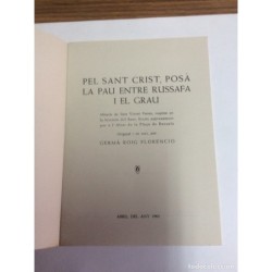PEL SANT CRIST, POSA LA PAU ENTRE RUSSAFA I EL GRAU. GERMA ROIG FLORENCIO.AÑO 1960