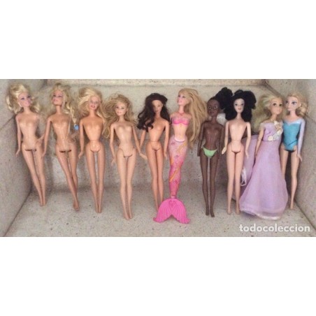LOTE 10 MUÑECAS MATTEL ETC..