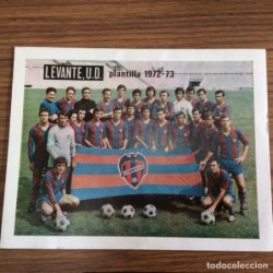 LEVANTE U.D. PLANTILLA 1972-73. FELICITACIÓN NAVIDAD Y AÑO NUEVO.