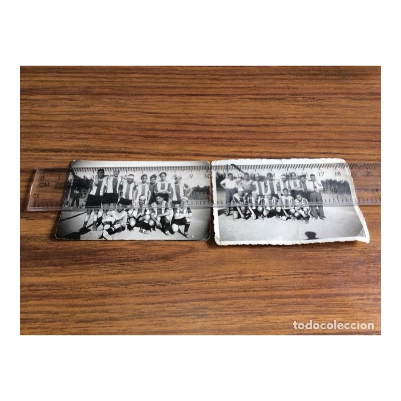 SEGORBE. EQUIPO DE FÚTBOL. 2 FOTOGRAFÍAS ANTIGUAS ORIGINALES. EL DESASTRE.