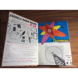 REVISTA ELECTROTECNIA POPULAR .Gráficas Maymó. 17 NÚMEROS. DEL 73 AL 89. ENCUADERNADOS.